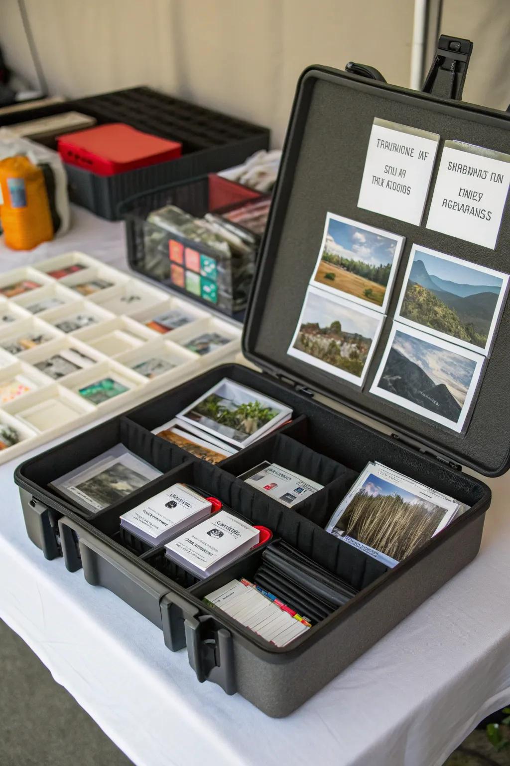 Comprehensive kits simplify photo organization.