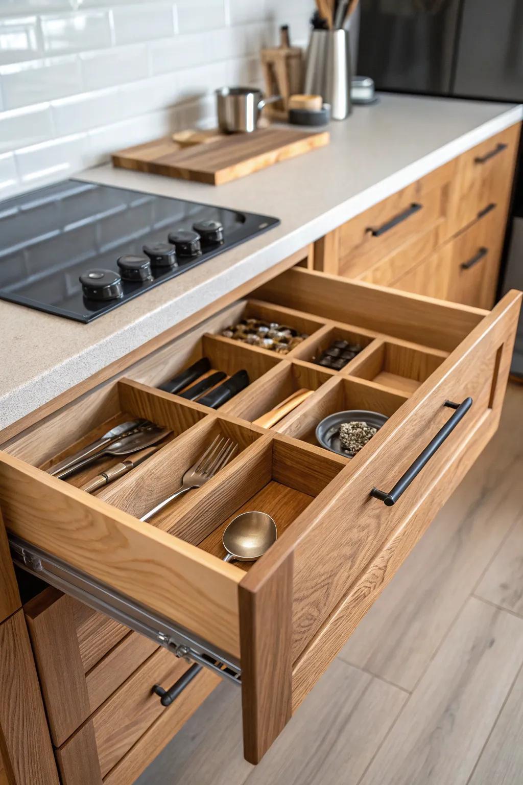 Incorporate sophistication utilizing wood styling.