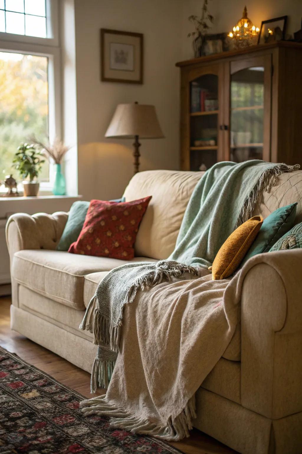 Comfortable furnishings make your living space a haven of relaxation.