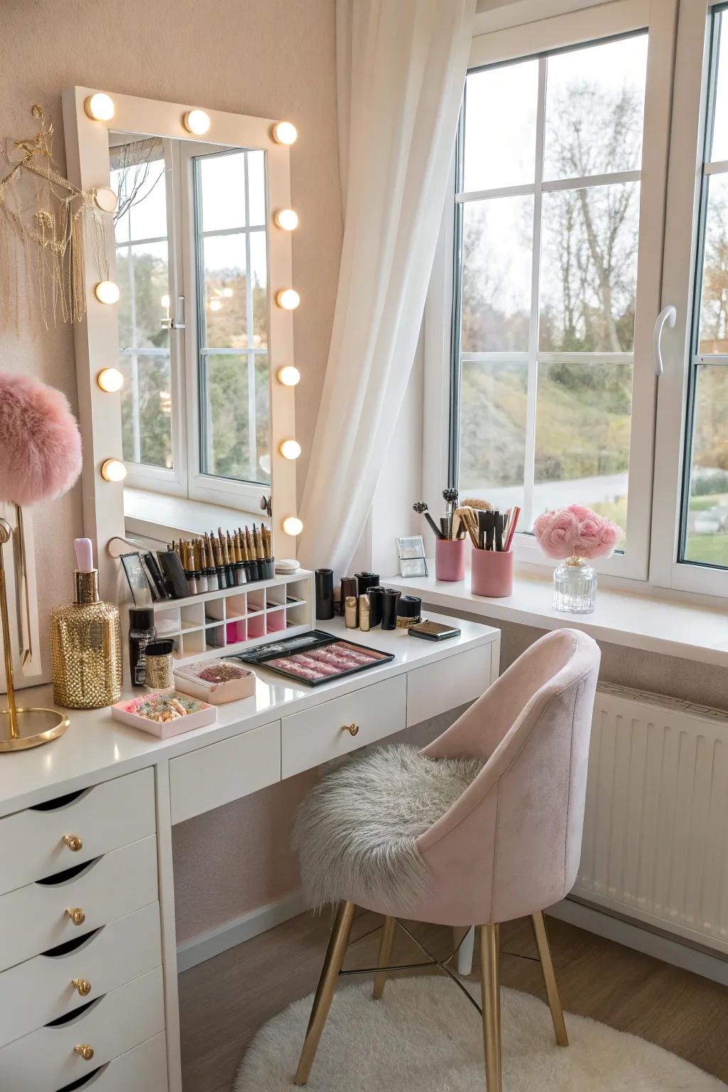 Natural light enhances both ambiance and functionality.