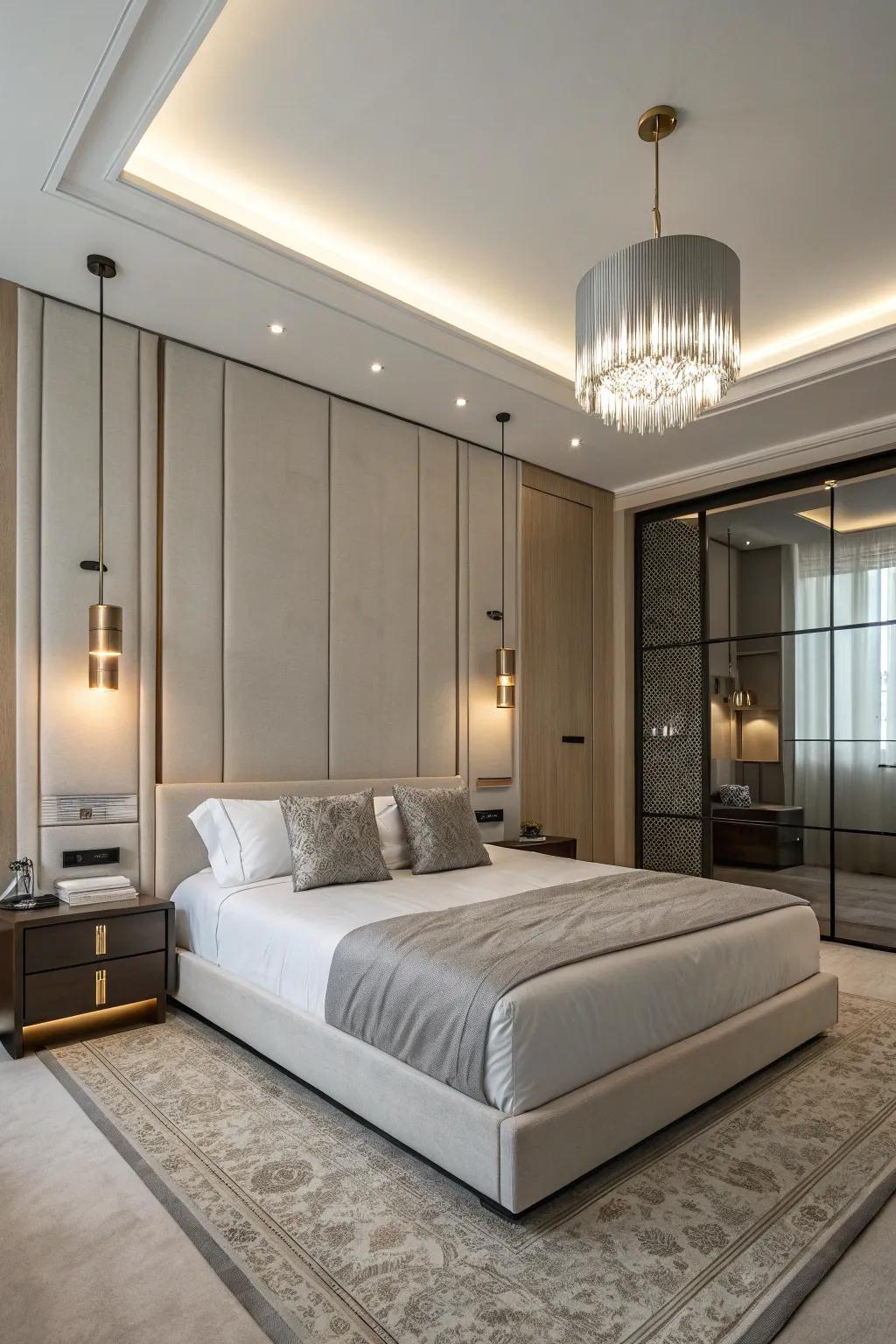 Modern lighting options for a modern touch.