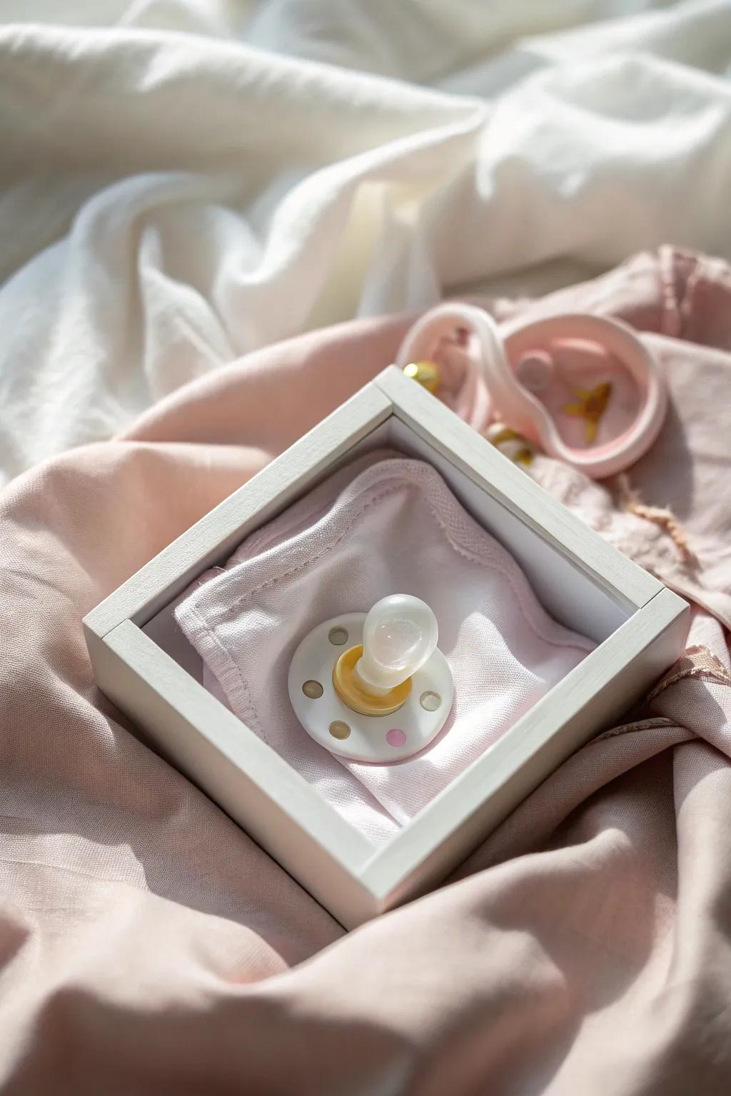 A comforting soother nestled among treasured memories.
