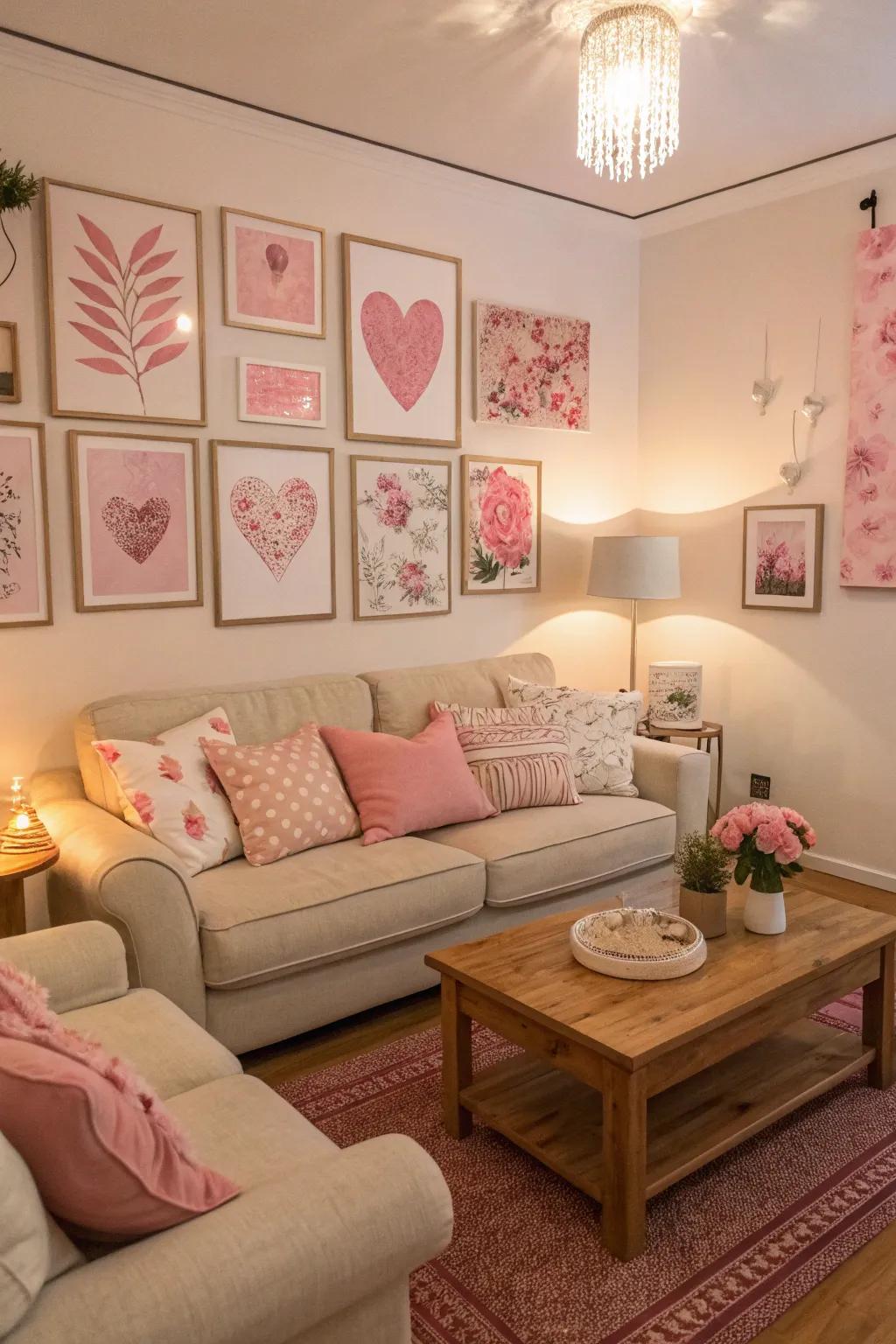 Rose-featured artistry infuses character and flair into the ambiance.