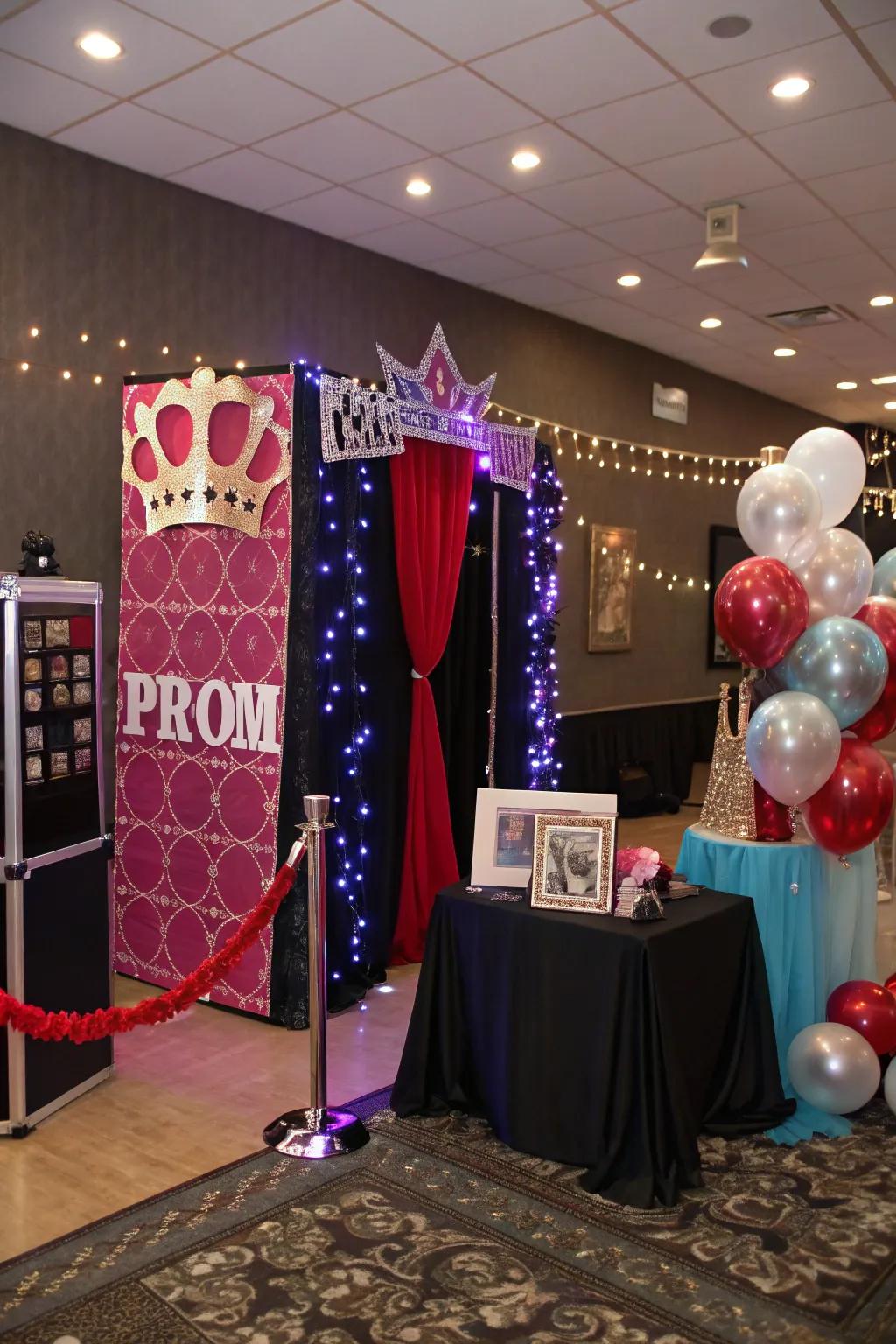 Capture fun memories with themed photo booth backdrops.