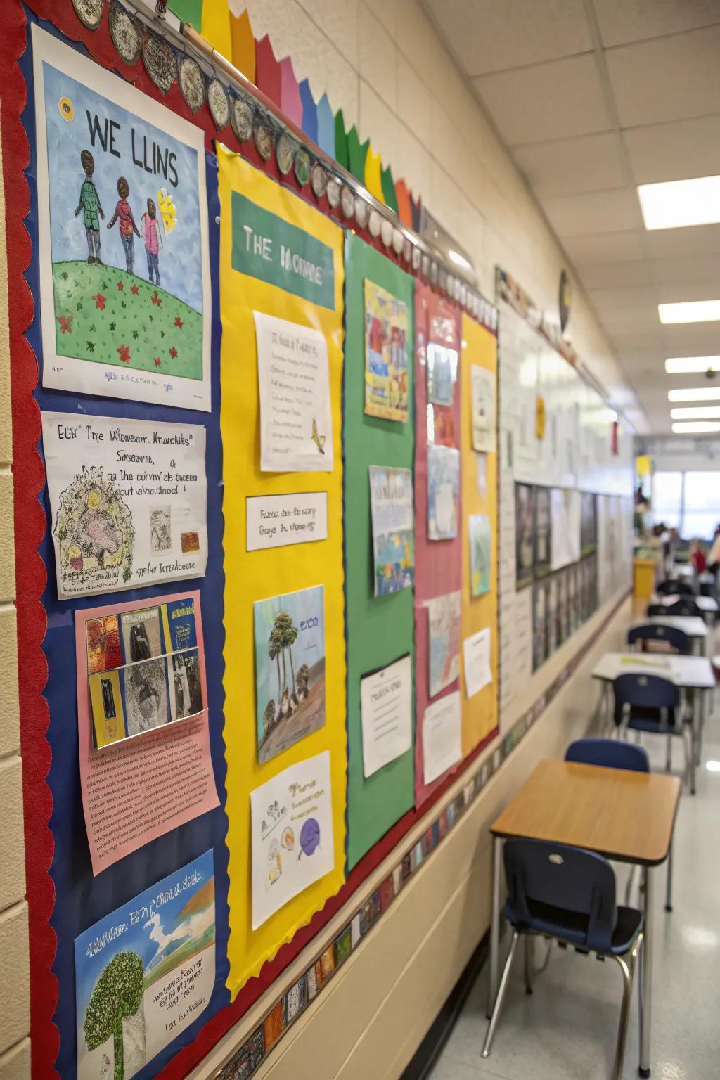 Student contributions personalize the reading display, boosting student engagement.