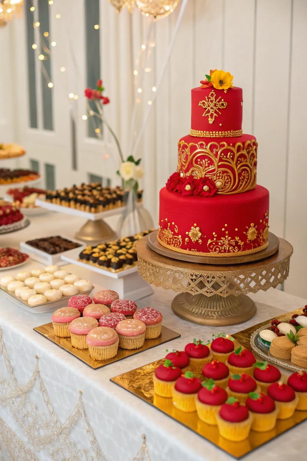 Radiant dessert exhibits morph into the highlight of the party.