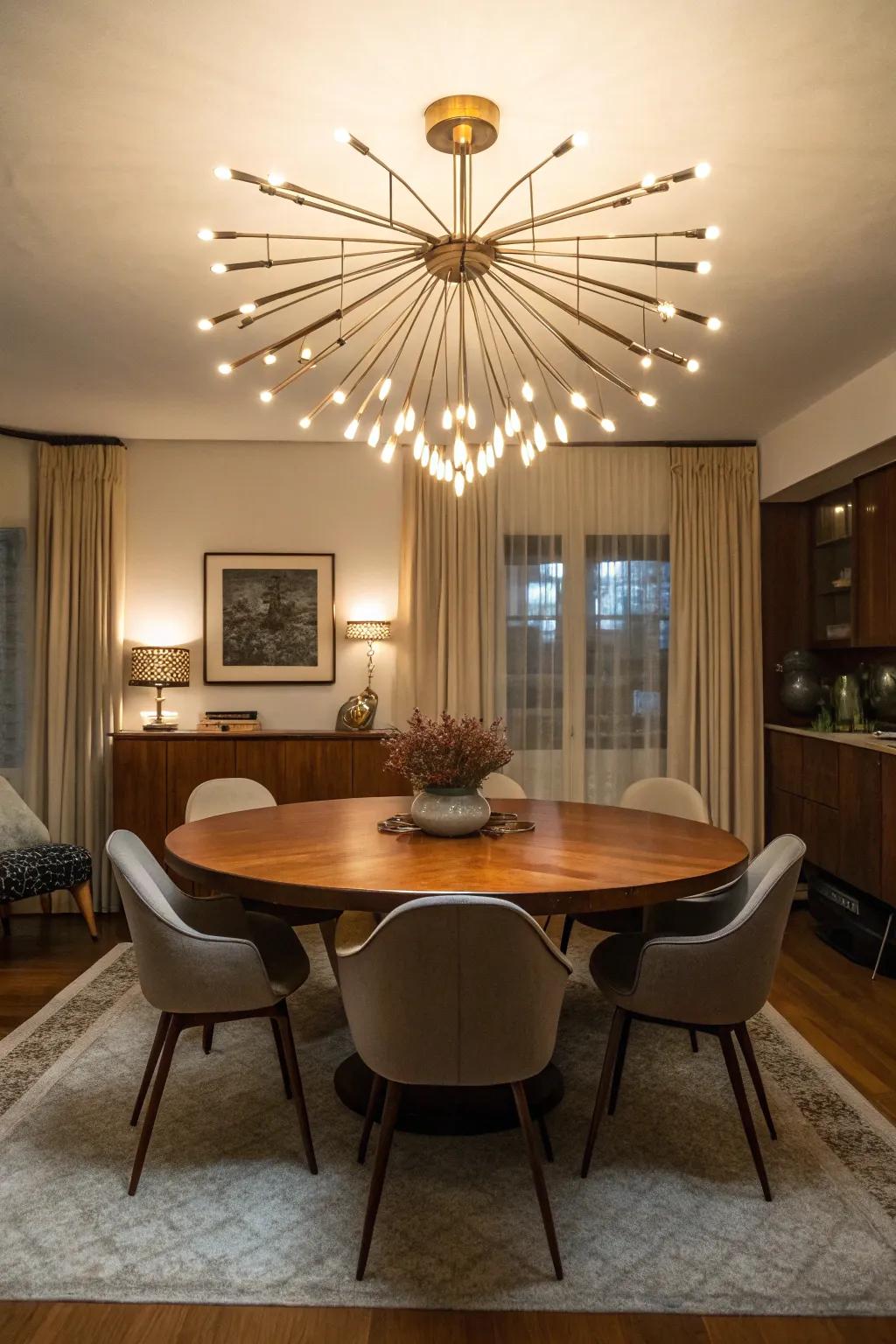 Shed light on retro flair with unique apparatuses.