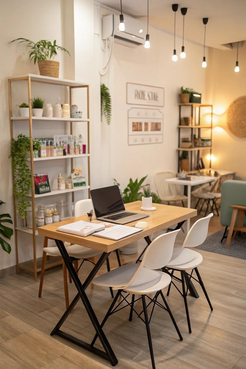 An adaptable workspace accommodates diverse needs and preferences.