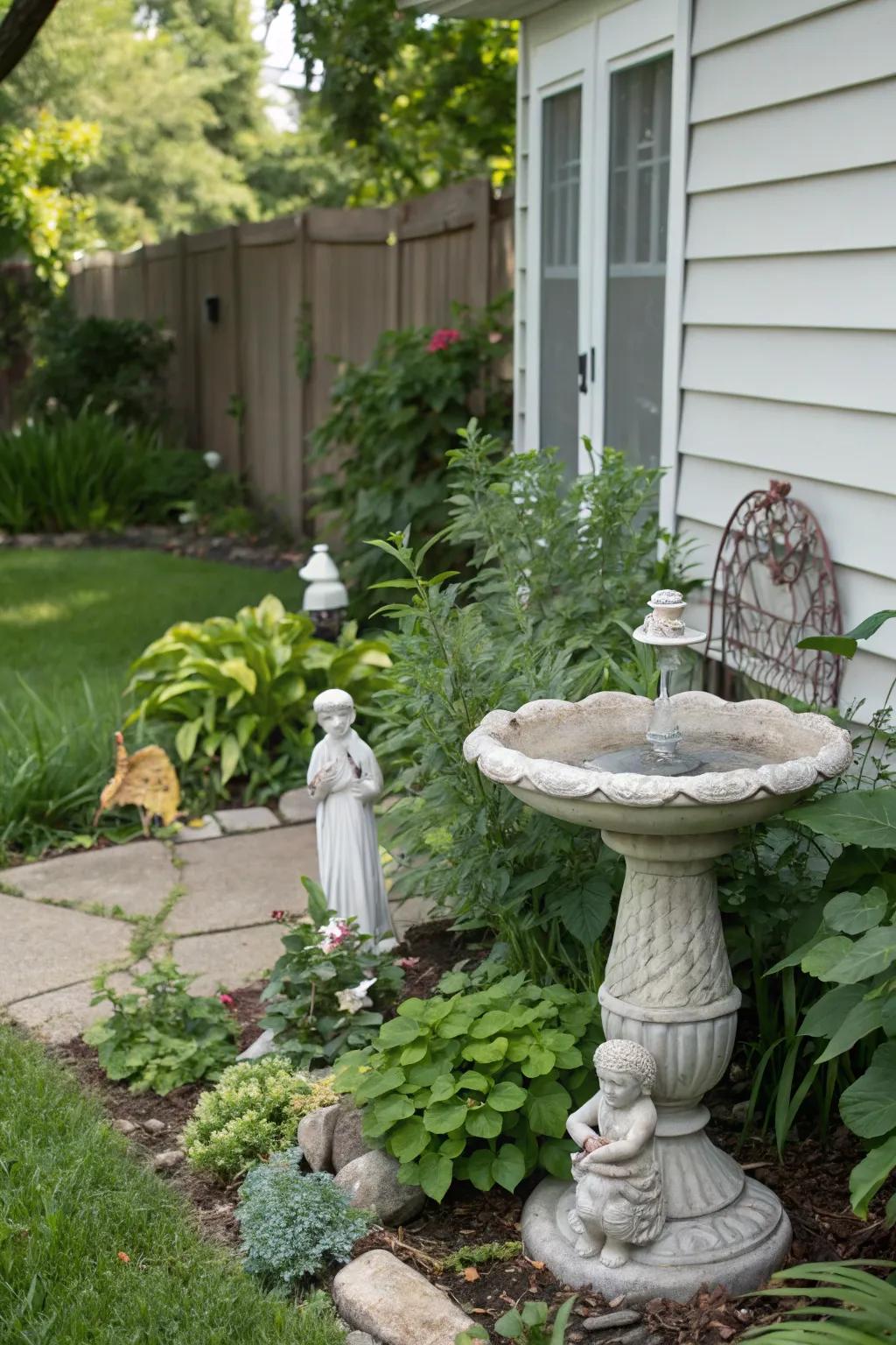 Garden embellishments inject personality and appeal into your outdoor setting.