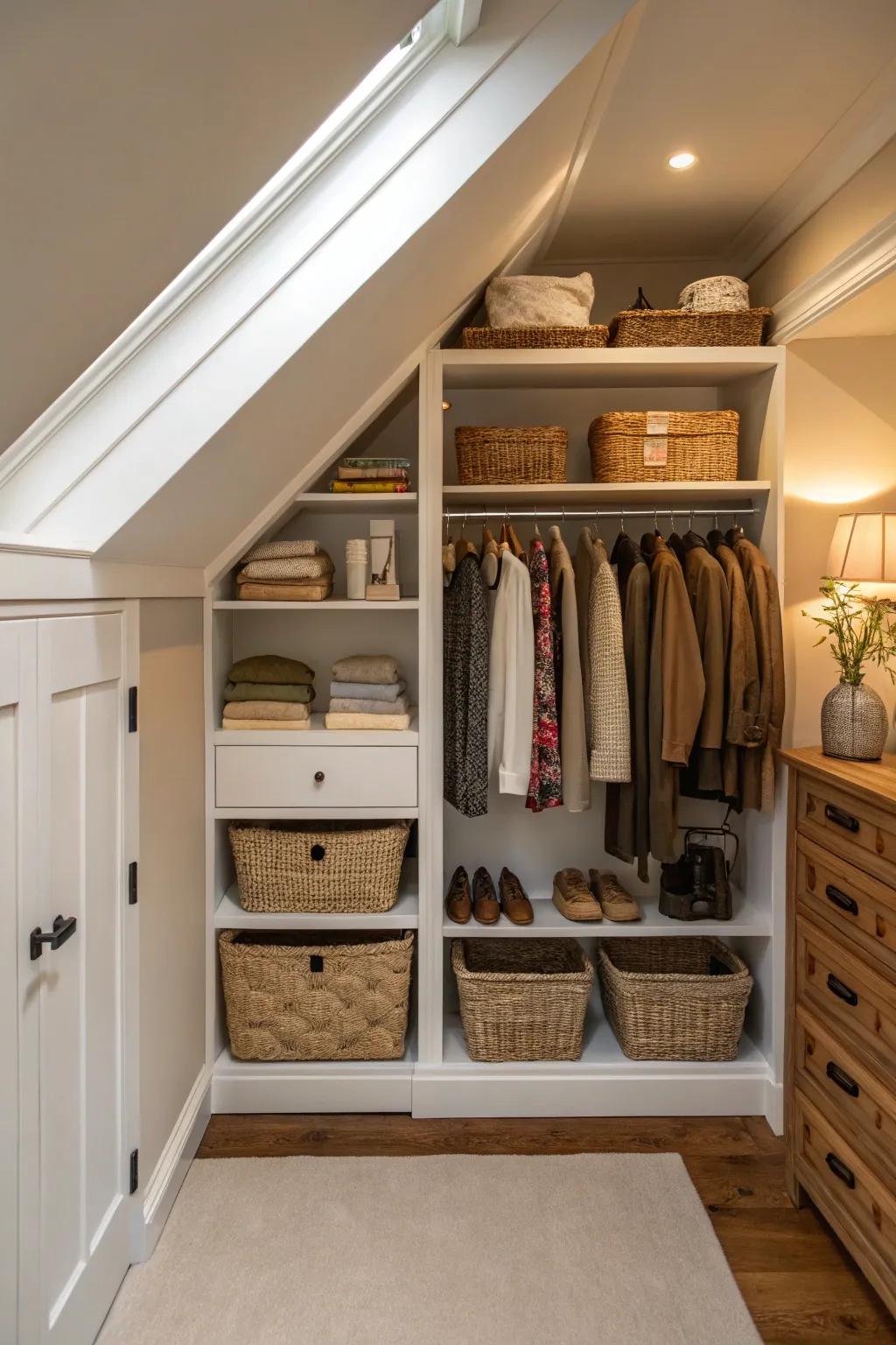 Store less-used items in lower areas to keep your everyday essentials accessible.