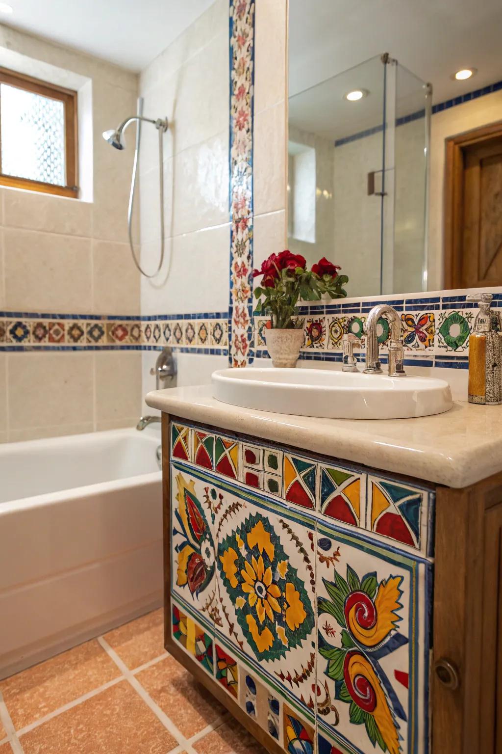 Talavera tiles brings some vibrant and personalized highlights.