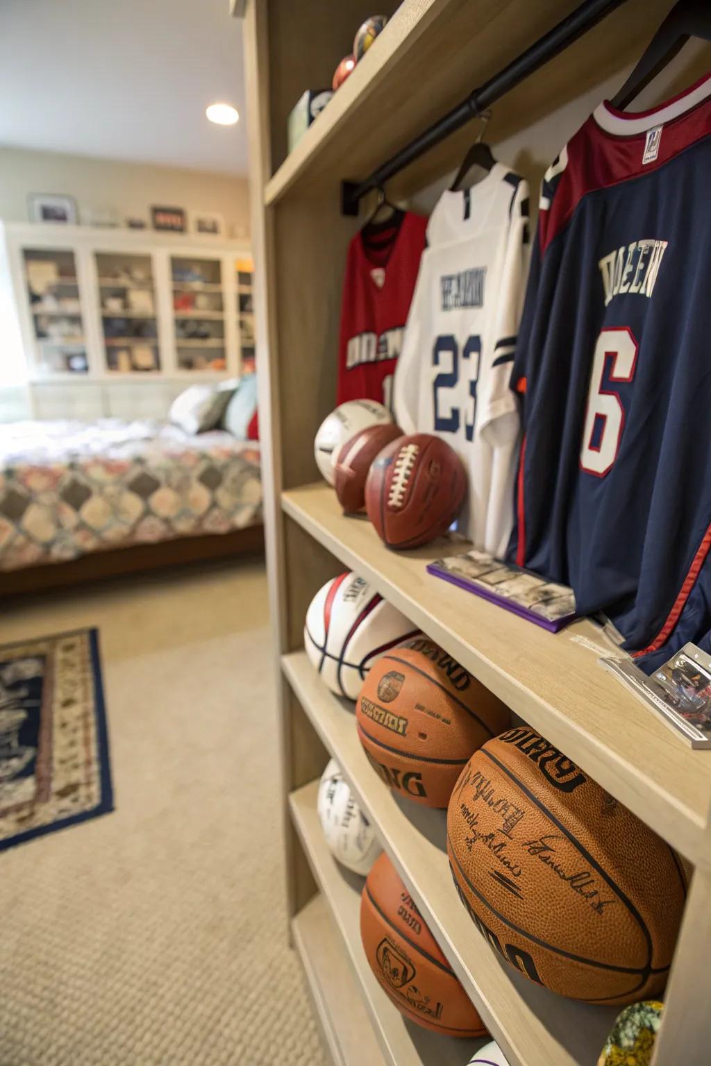 Transform collectibles into a striking decoration element.