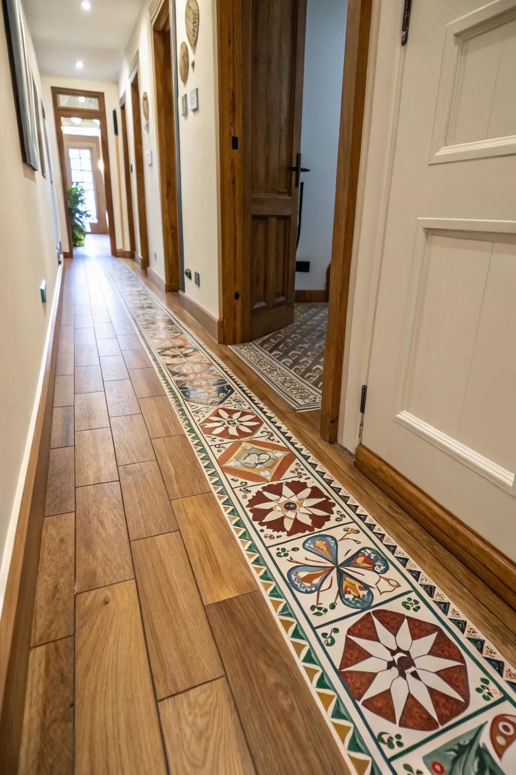 Infuse individuality via highlight tile junctions.