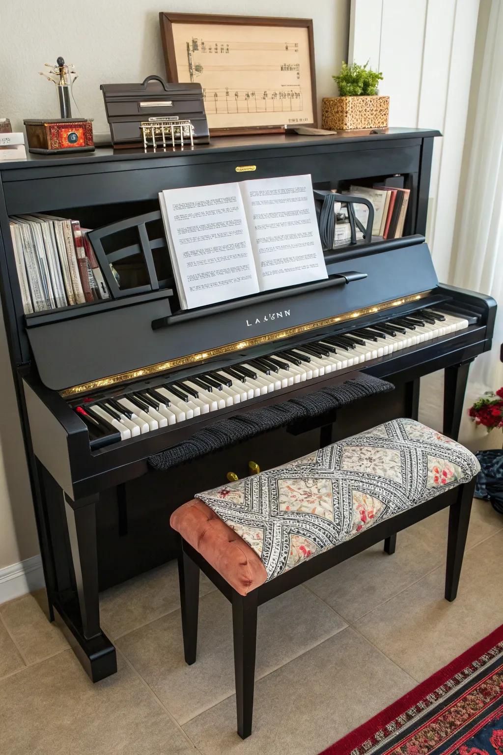 Maintain your musical must-haves stylishly organized and stored.