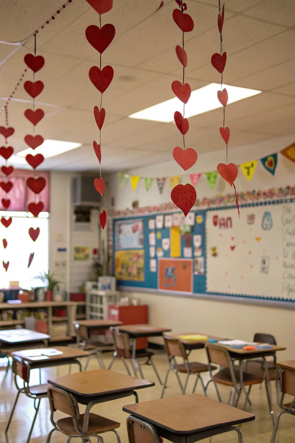 A dynamic three-dimensional bunting that contributes a burst of texture and hue.