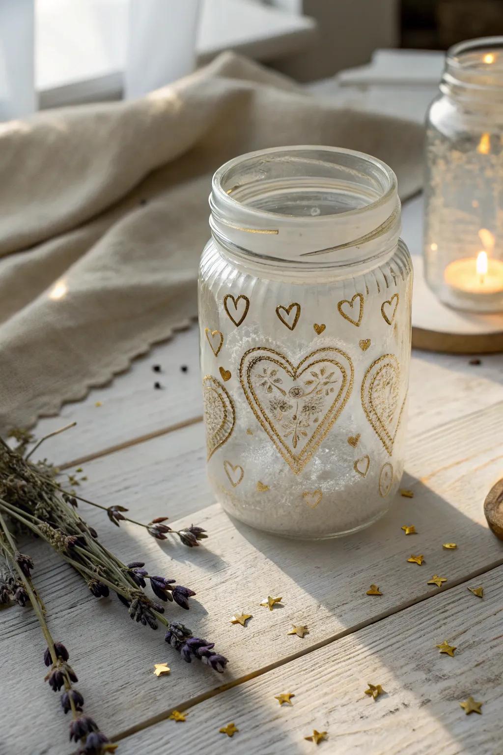 Craft your love story in a jar with minimalist elegance and boho charm.