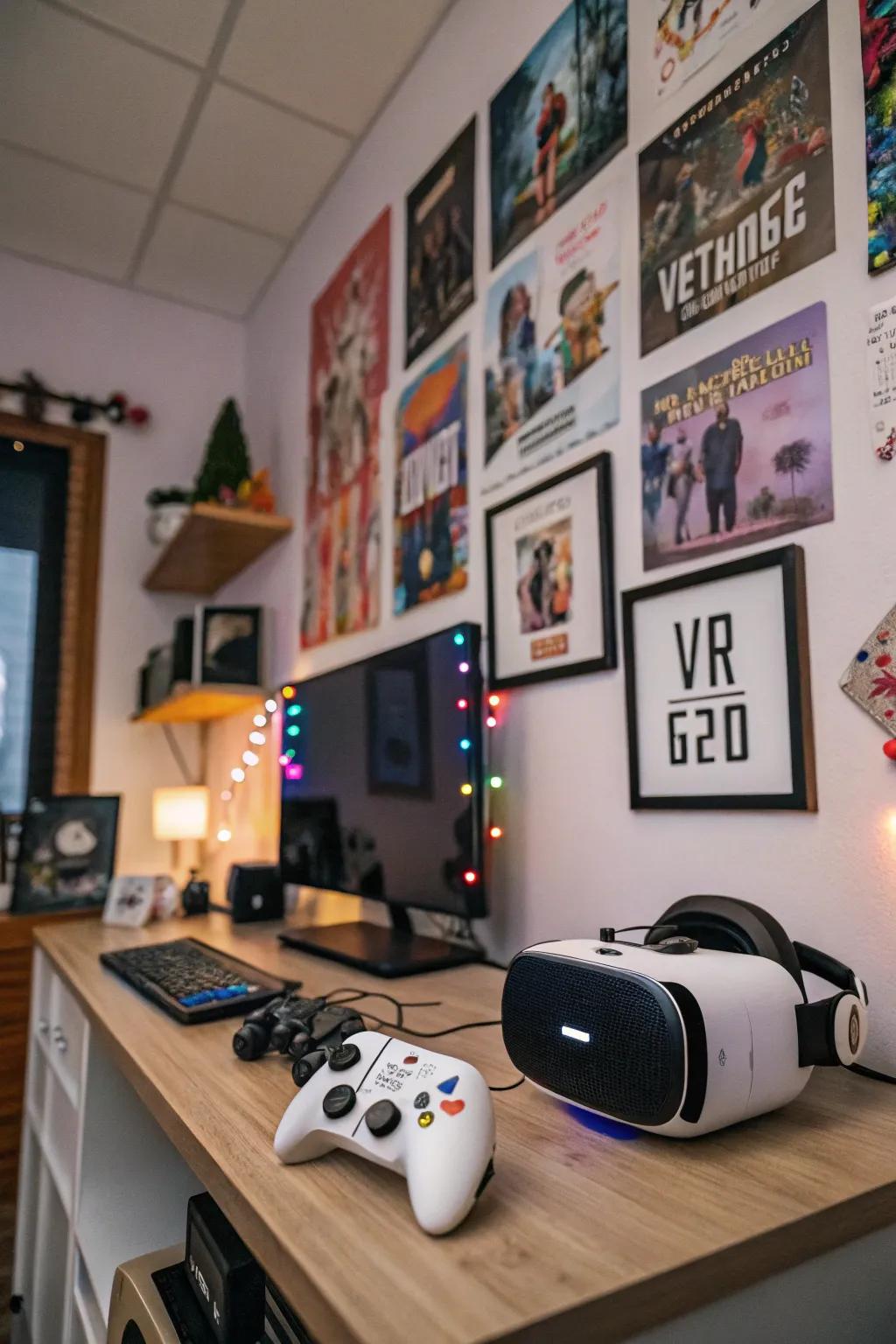 Saturate your individuality into your VR quarters through singular decor.