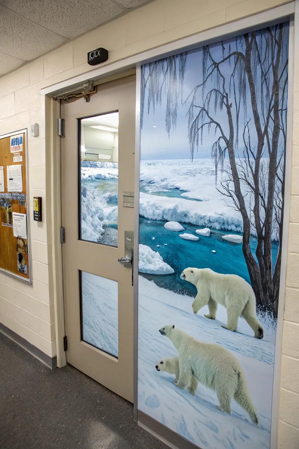 Partake in a wintry journey with arctic creatures.