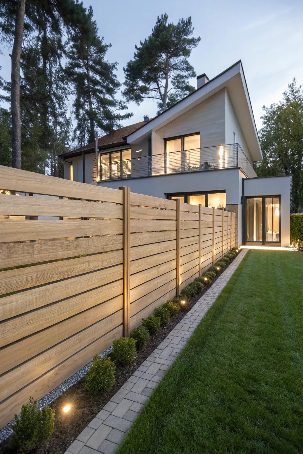 Contemporary barriers present simplicity and sophistication.