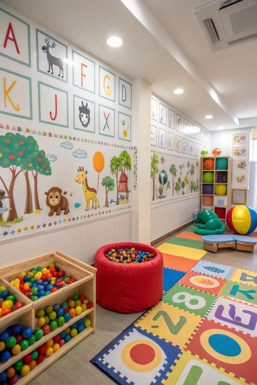 Instructive art encourages enjoyable learning for children.