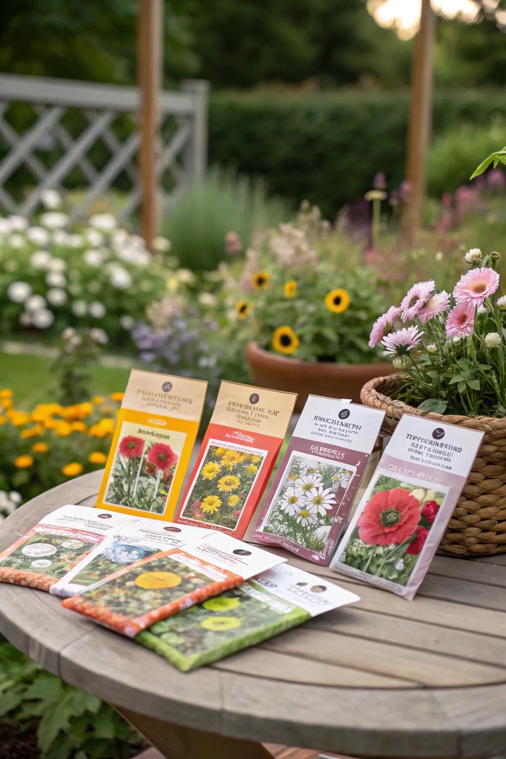 Floral seeds as a growing memory.