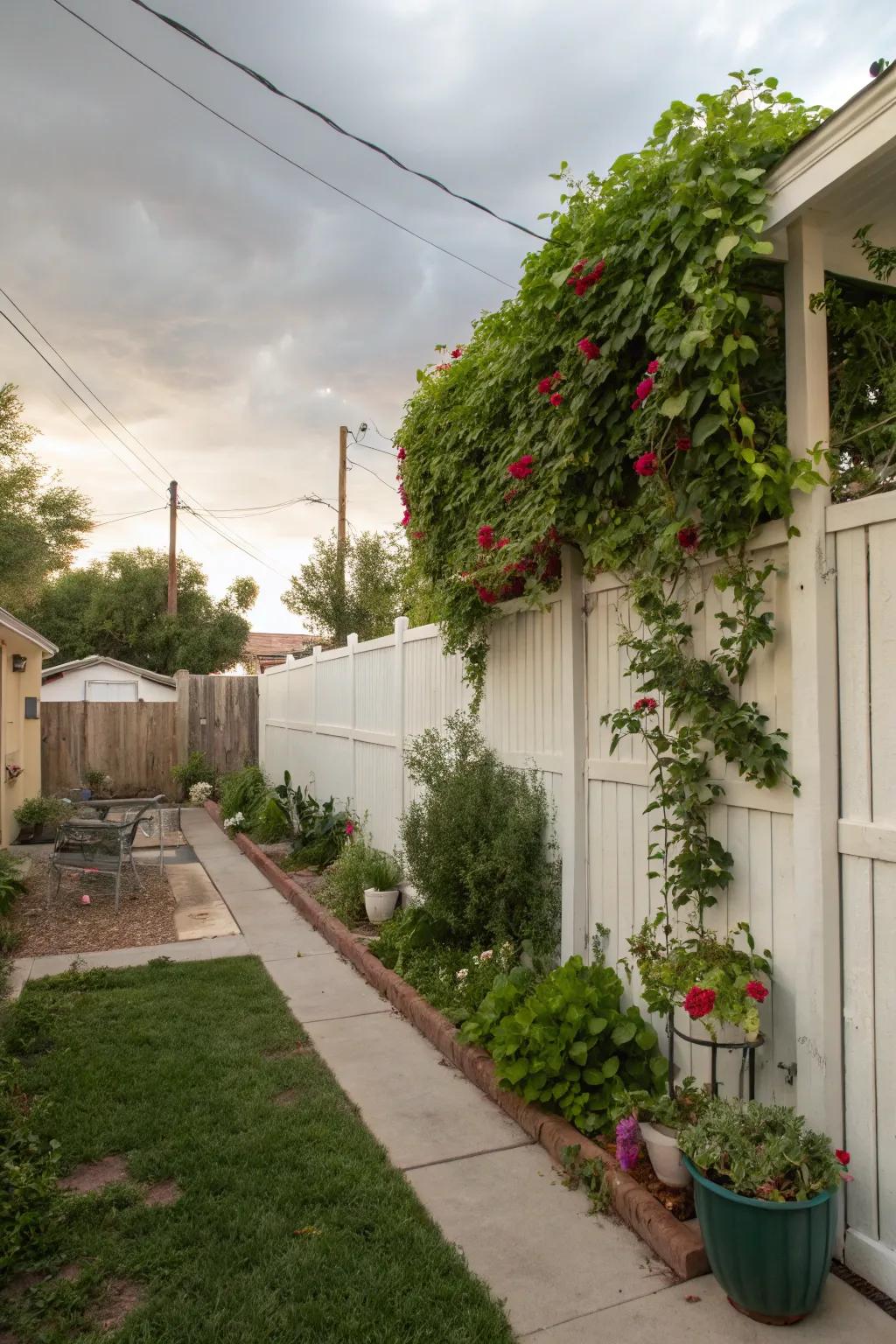 Maximize green space with a vibrant skyward garden.