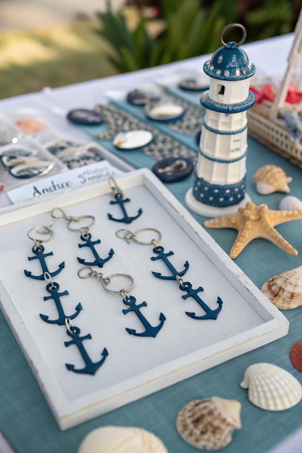 Maritime mooring keychains are functional keepsakes with a nautical flair.