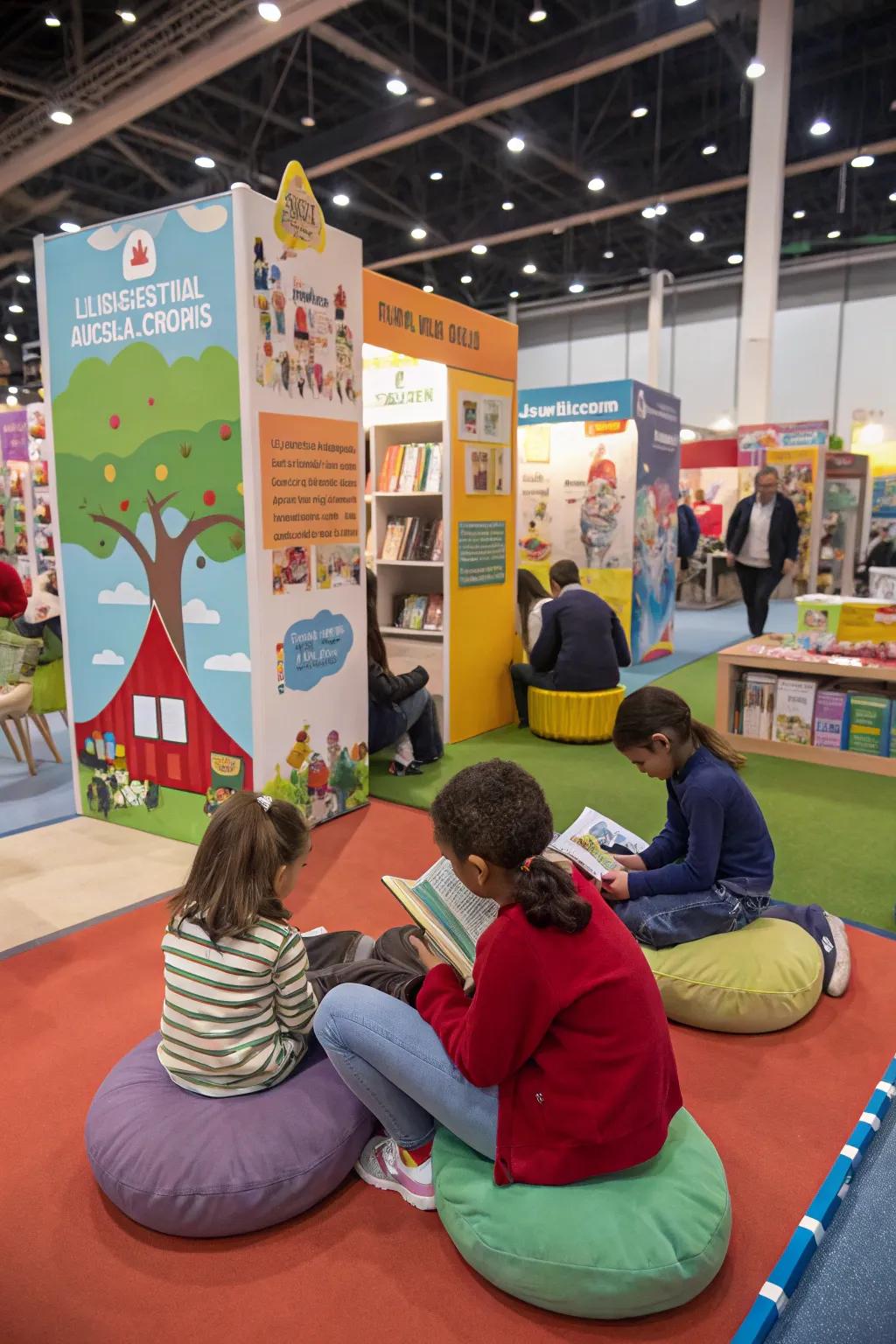 Engaging corners render the book fair memorable and entertaining.