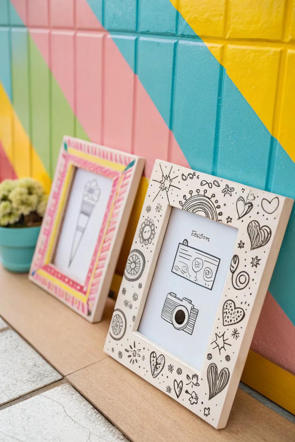 Silly doodles make your photos happy.