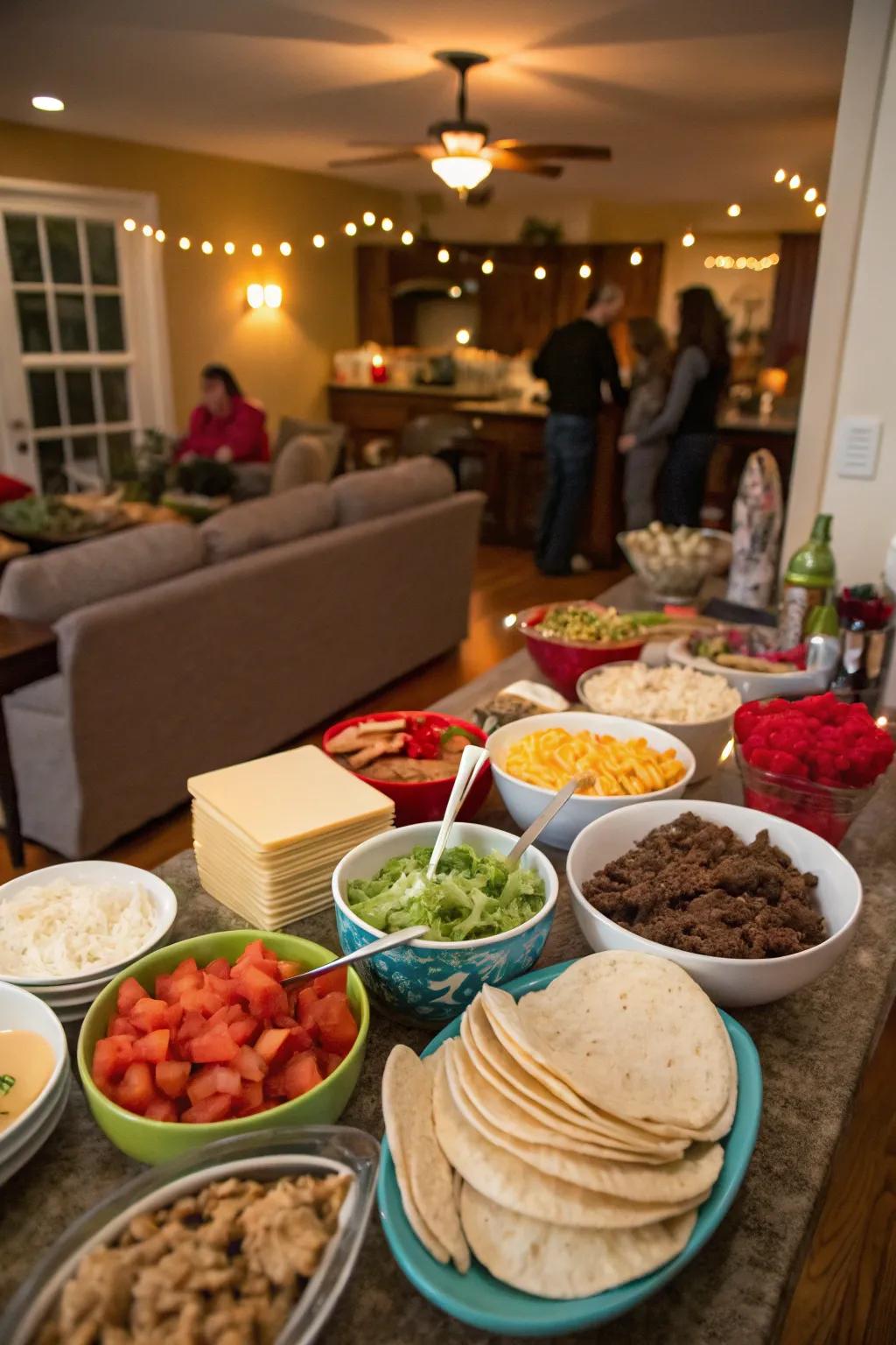 Interactive stations bring fun and customization to your buffet.