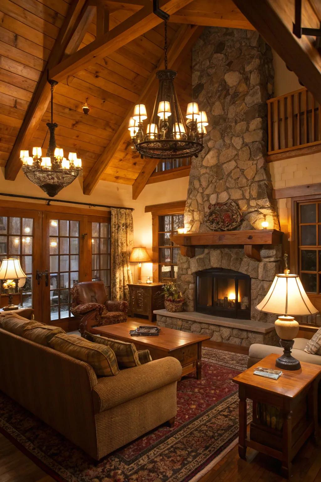 Gentle lighting enriches the cabin interior with depth and comfort.
