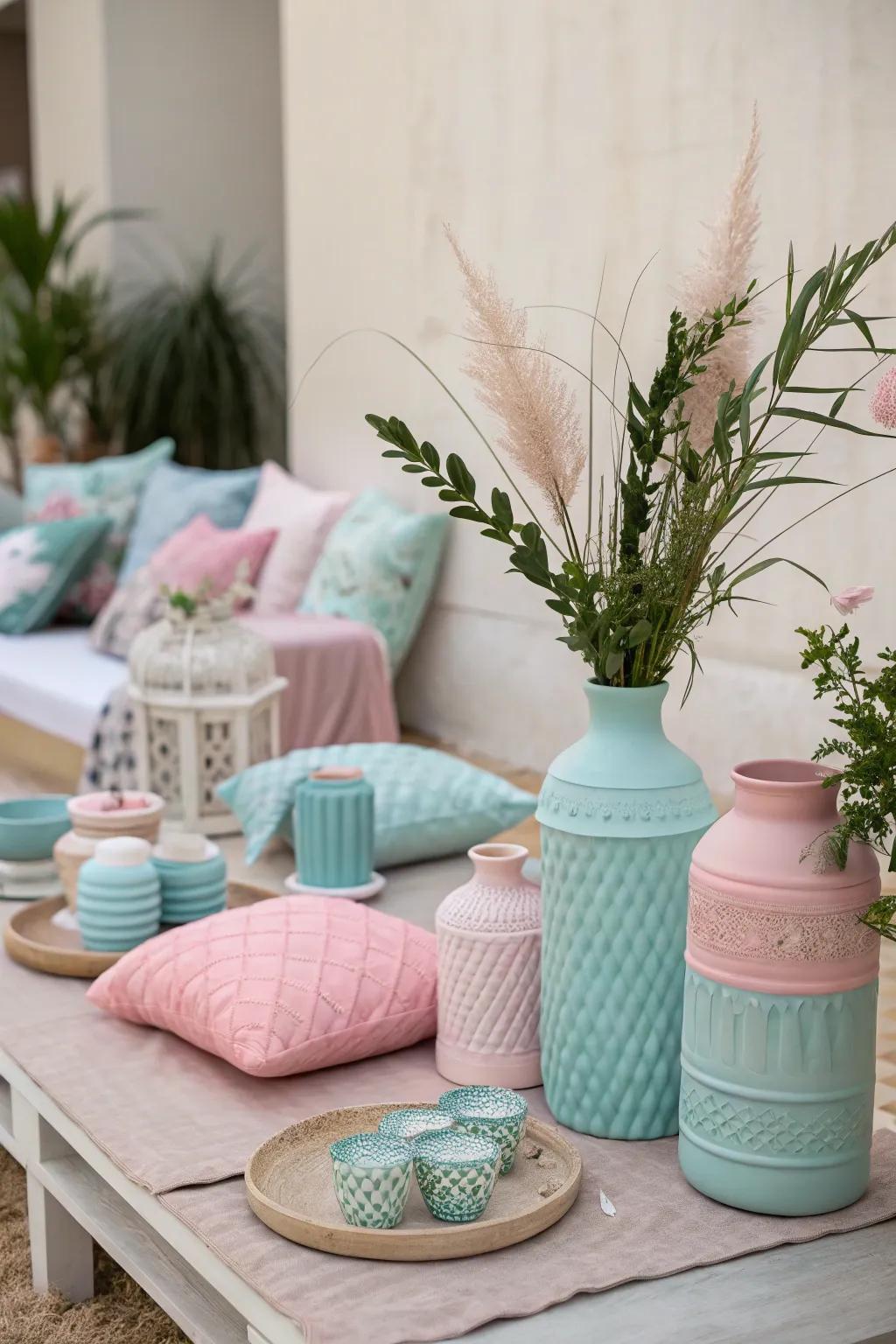 Color-coordinated decorations bind everything in harmony.
