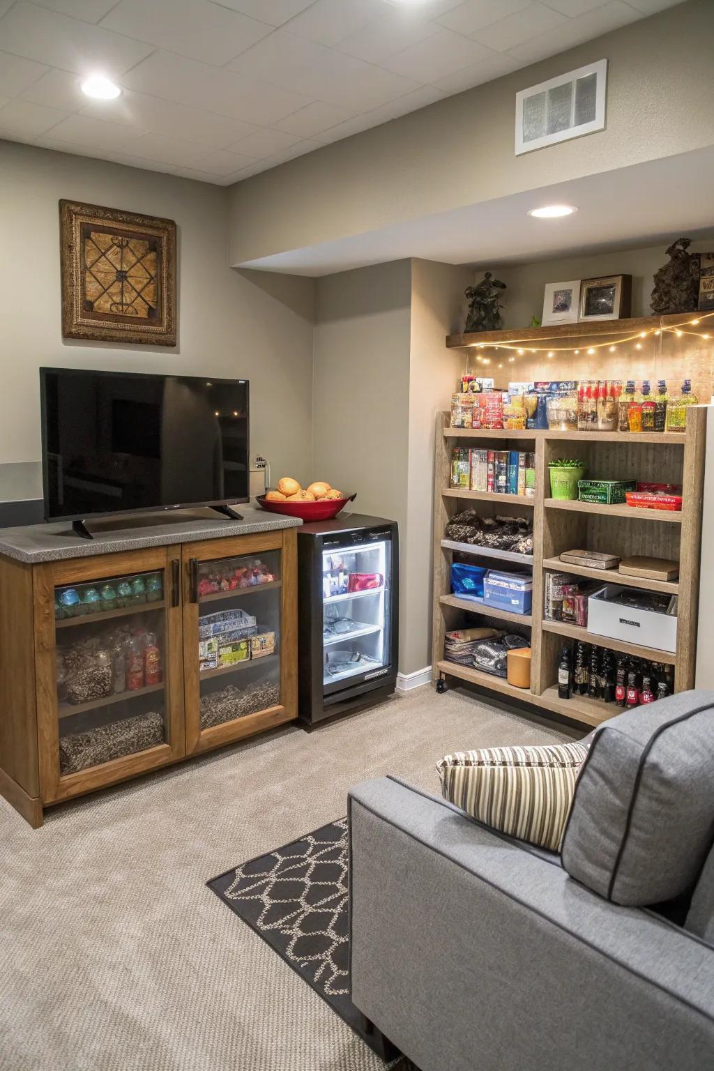 A snack station that fuels family fun.