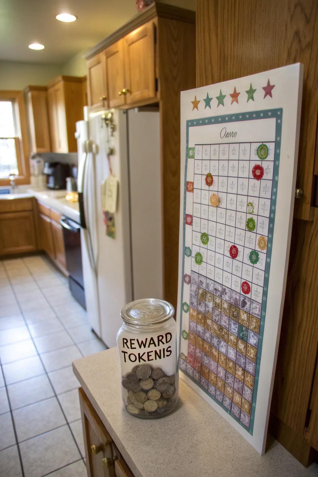 Task charts instill responsibility with a touch of enjoyment.