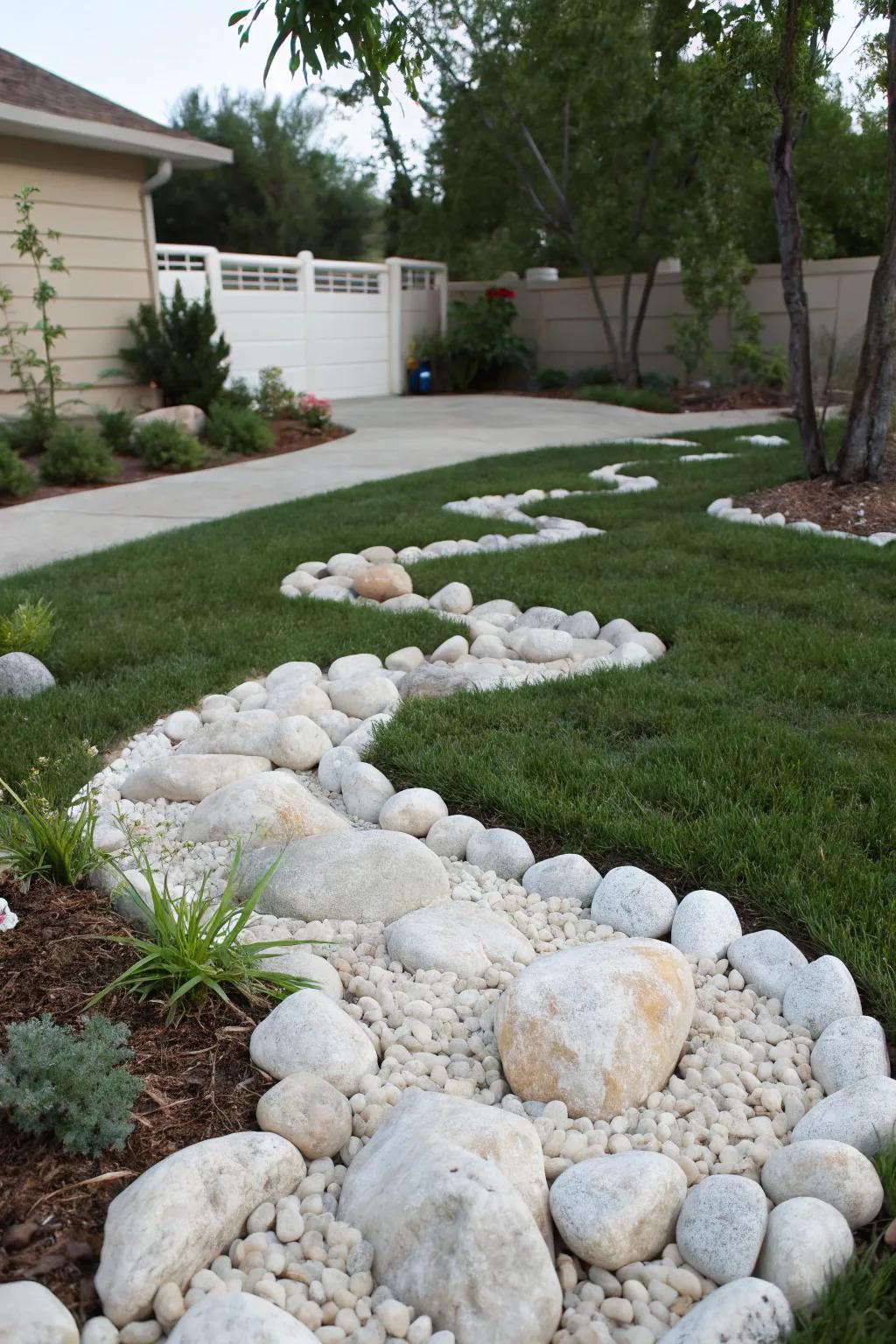 Express your flair with inventive stone compositions.