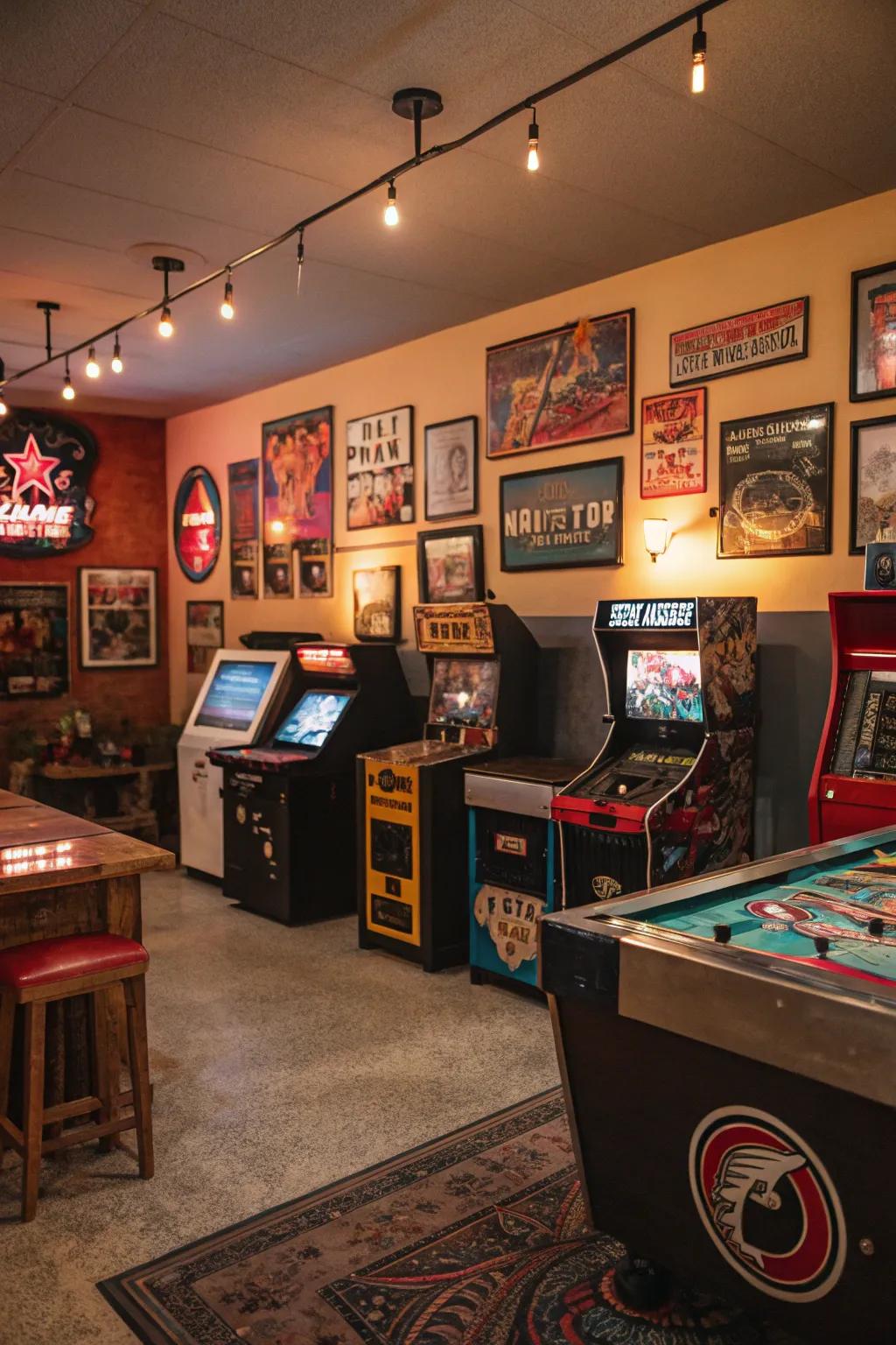 Classic-inspired colors bring throwback charm to your game room.