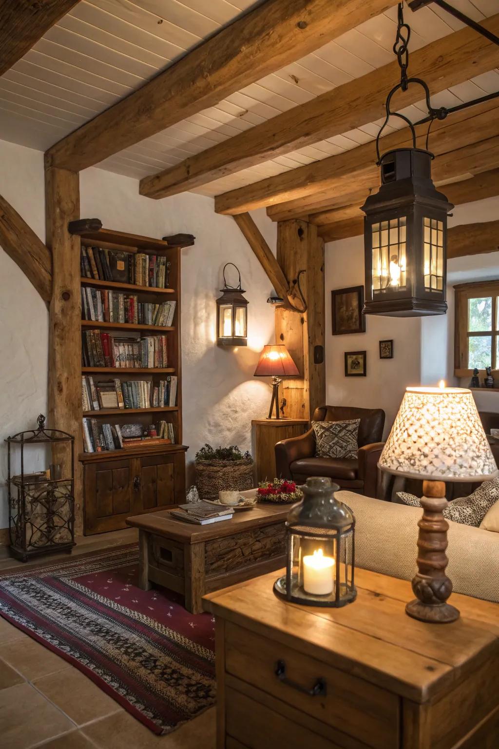 Rustic globe exhibits inject cozy charm into your home.