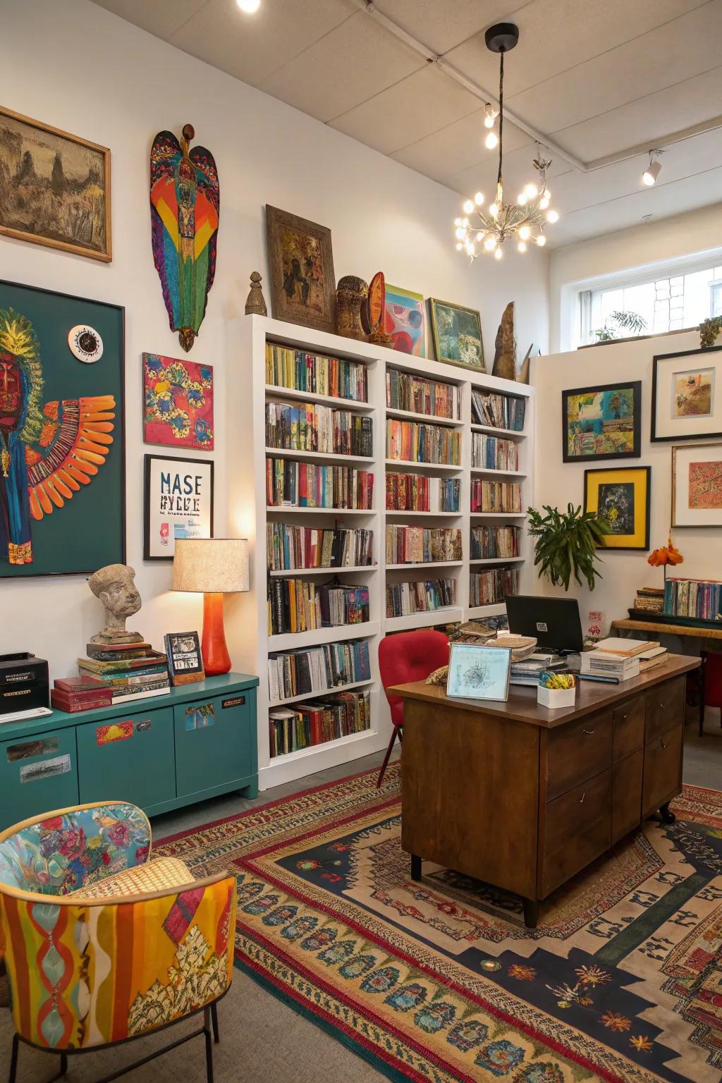 Express your taste through a curated art collection.