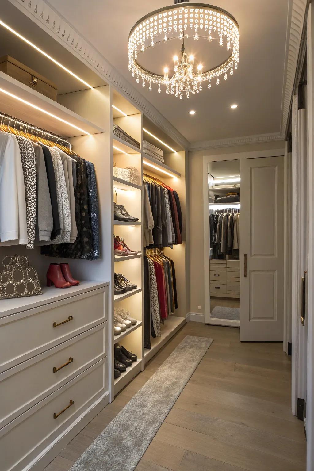 Decorative lighting enriches both style and practicality.