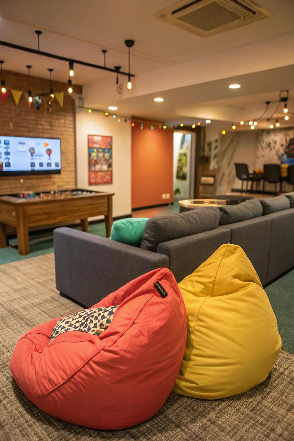 A cozy corner for relaxing and having casual chats.