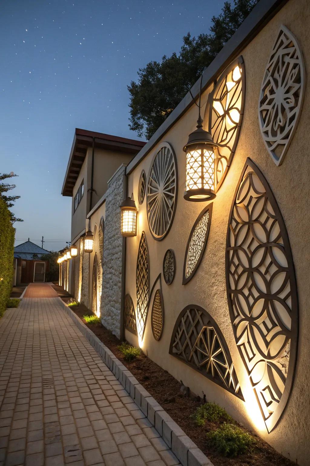 Creative fixtures give outdoor spaces a creative flair.