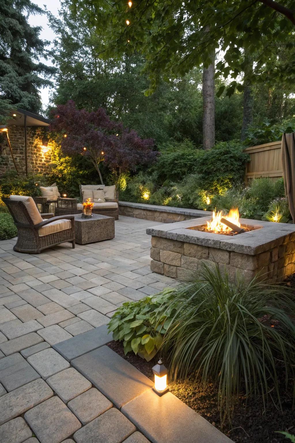 Paver stone flooring introduces both durability and charm to your patio space.