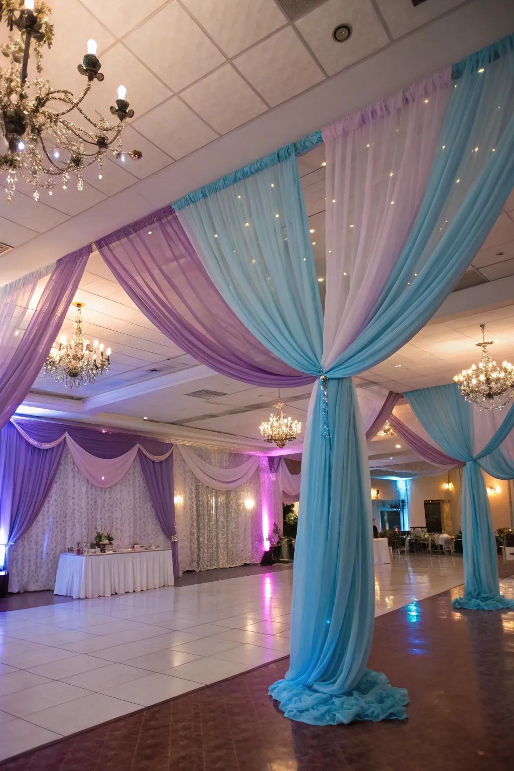 Enhance your venue with elegant drapery.