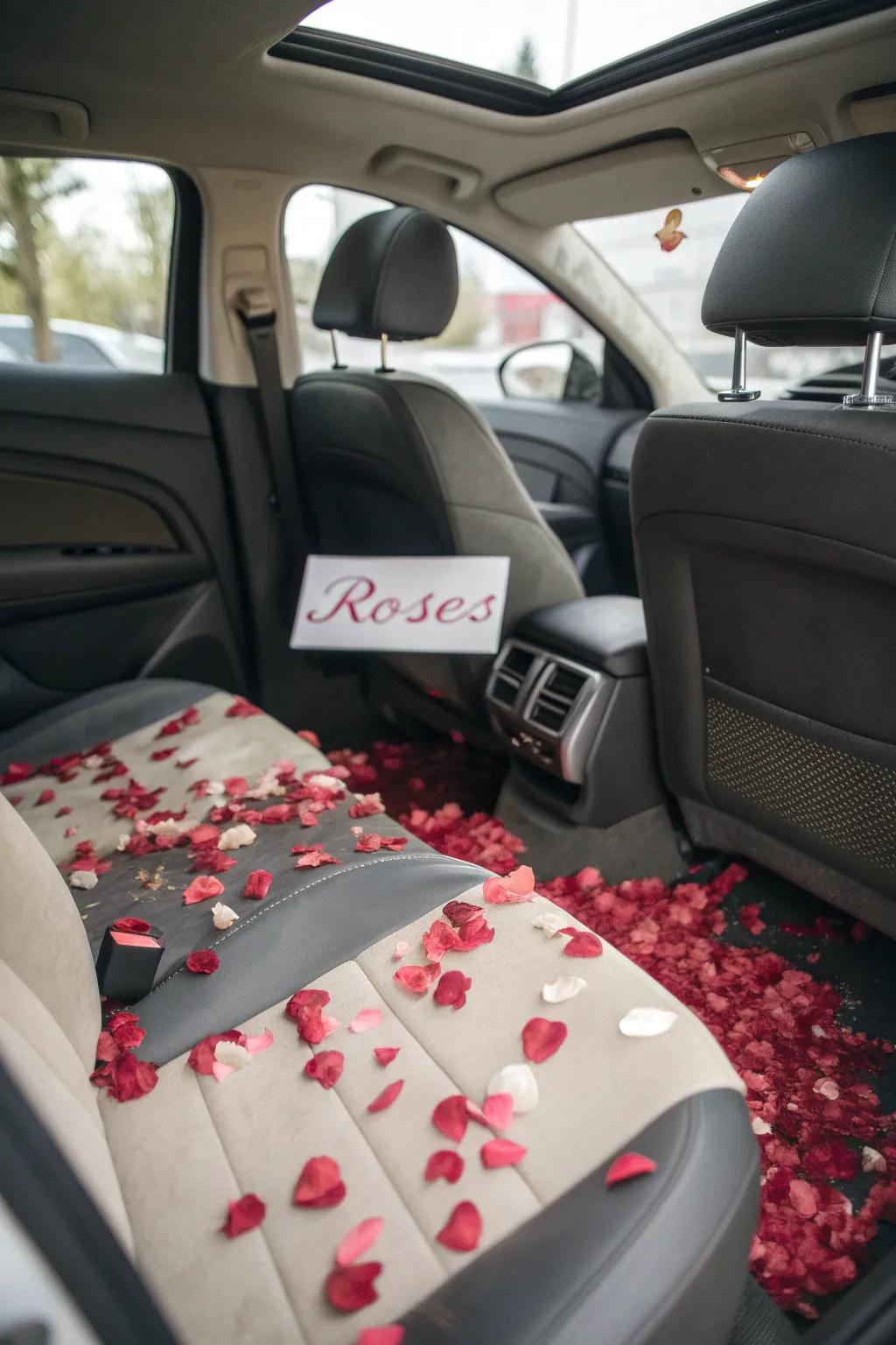 A vehicle loaded with <strong><em>floral accents</em></strong> as a delightful surprise” loading=”lazy” class=”pimg”>
	</picture><figcaption>A vehicle loaded with <strong><em>floral accents</em></strong> as a delightful surprise</figcaption></figure>
<p>Fill your partner’s vehicle with <strong><em>floral accents</em></strong> for a delightful surprise. I once implemented this for a wedding anniversary, and the expression of happiness on their face rendered it all worthwhile.</p>
<h3>You might like:</h3>
<ul class=