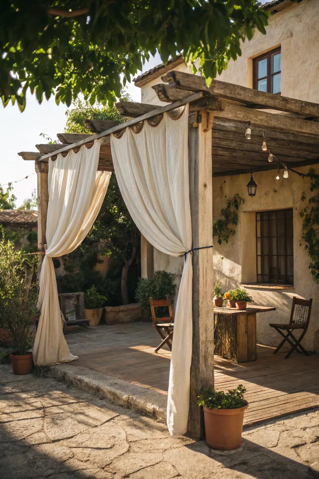 DIY hangings infuse a personal, countryside touch.
