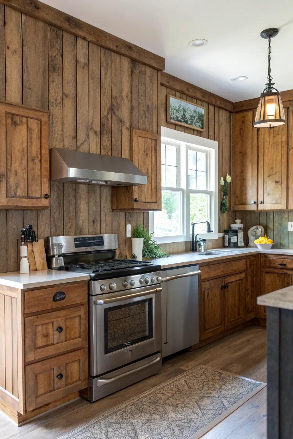Timber provides warmth and visual interest in any kitchen.