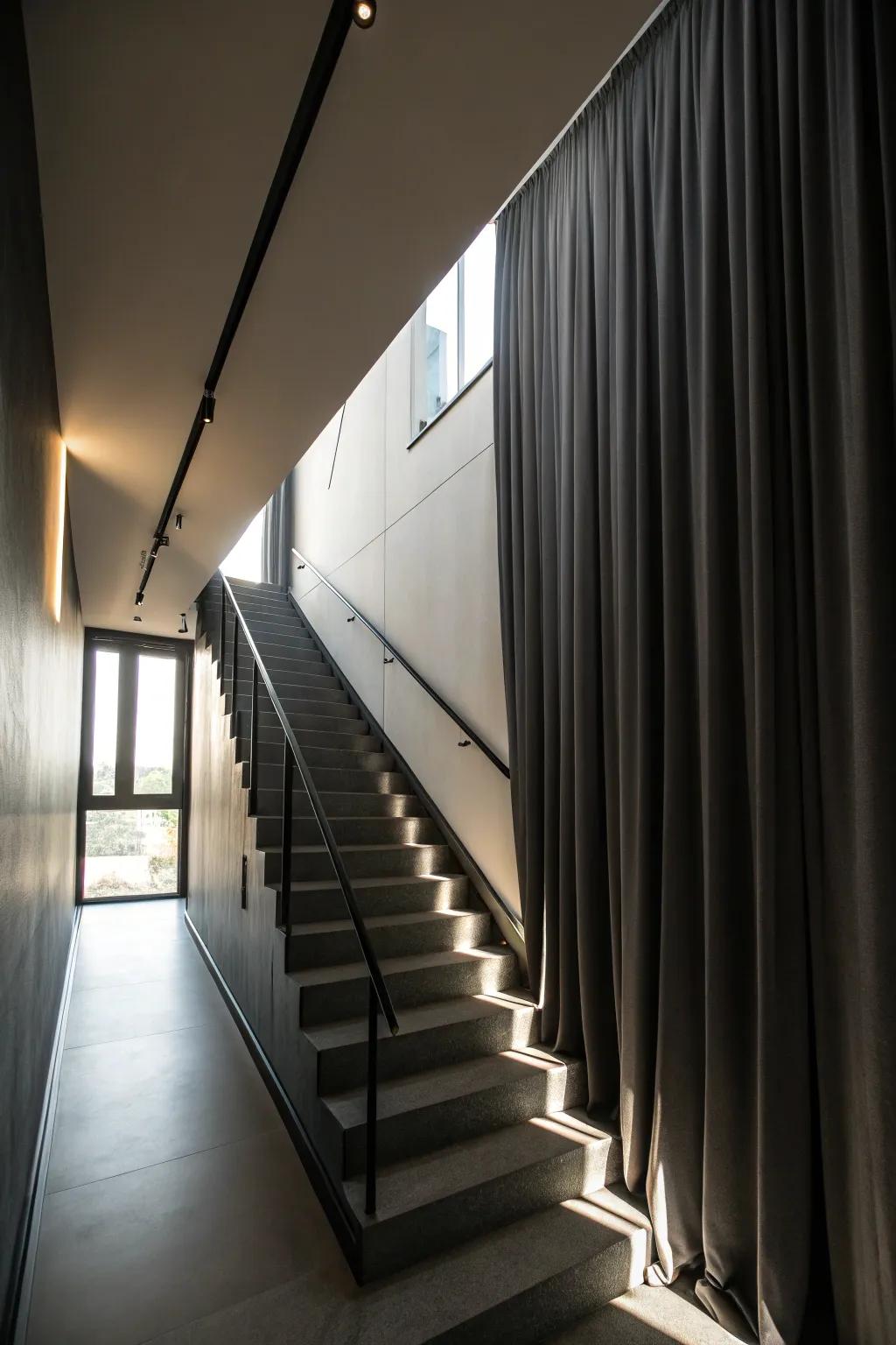 Privacy blockers offer privacy and light management for your stairwell.