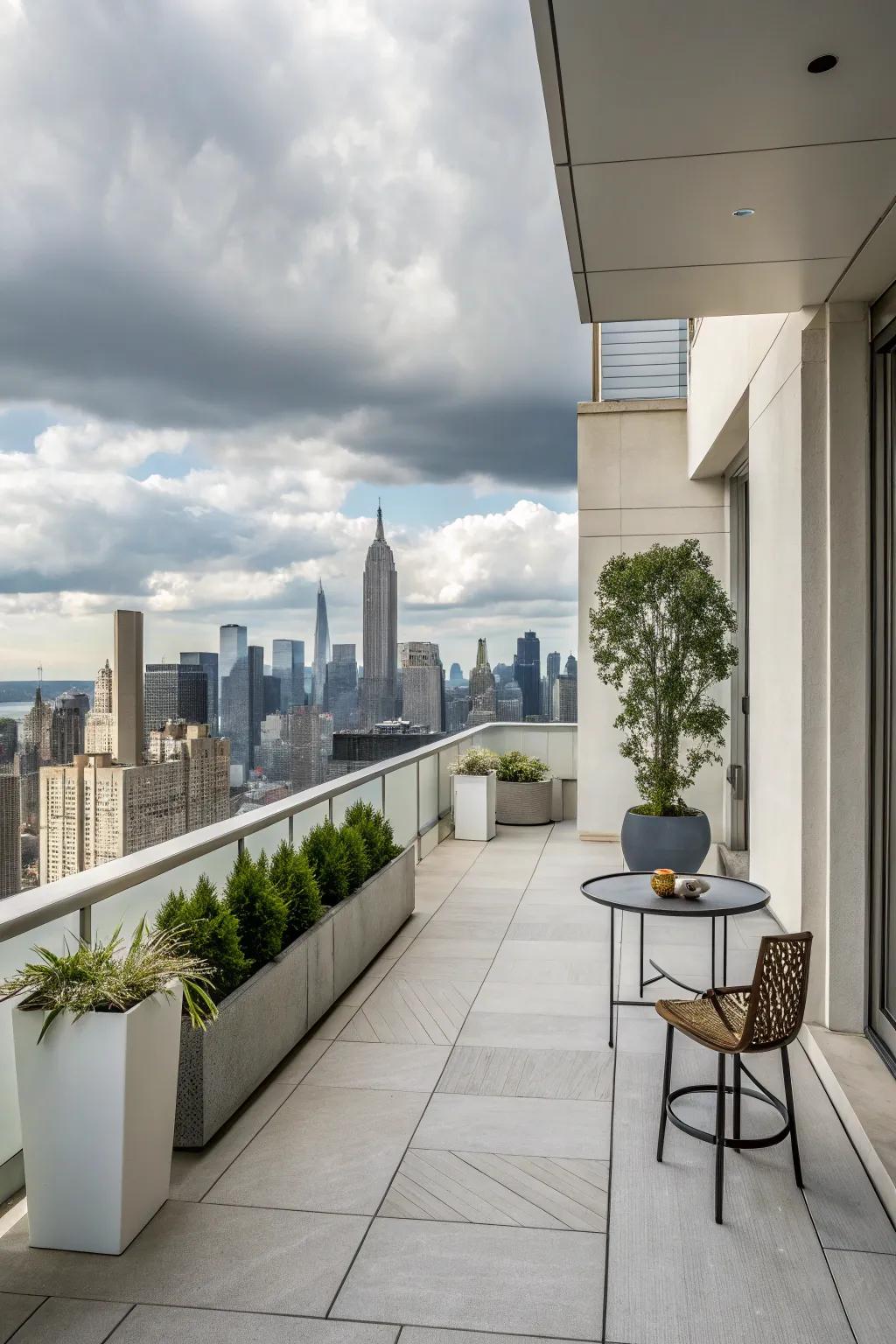 Minimalist blueprint amplifies the splendor of natural vistas.
