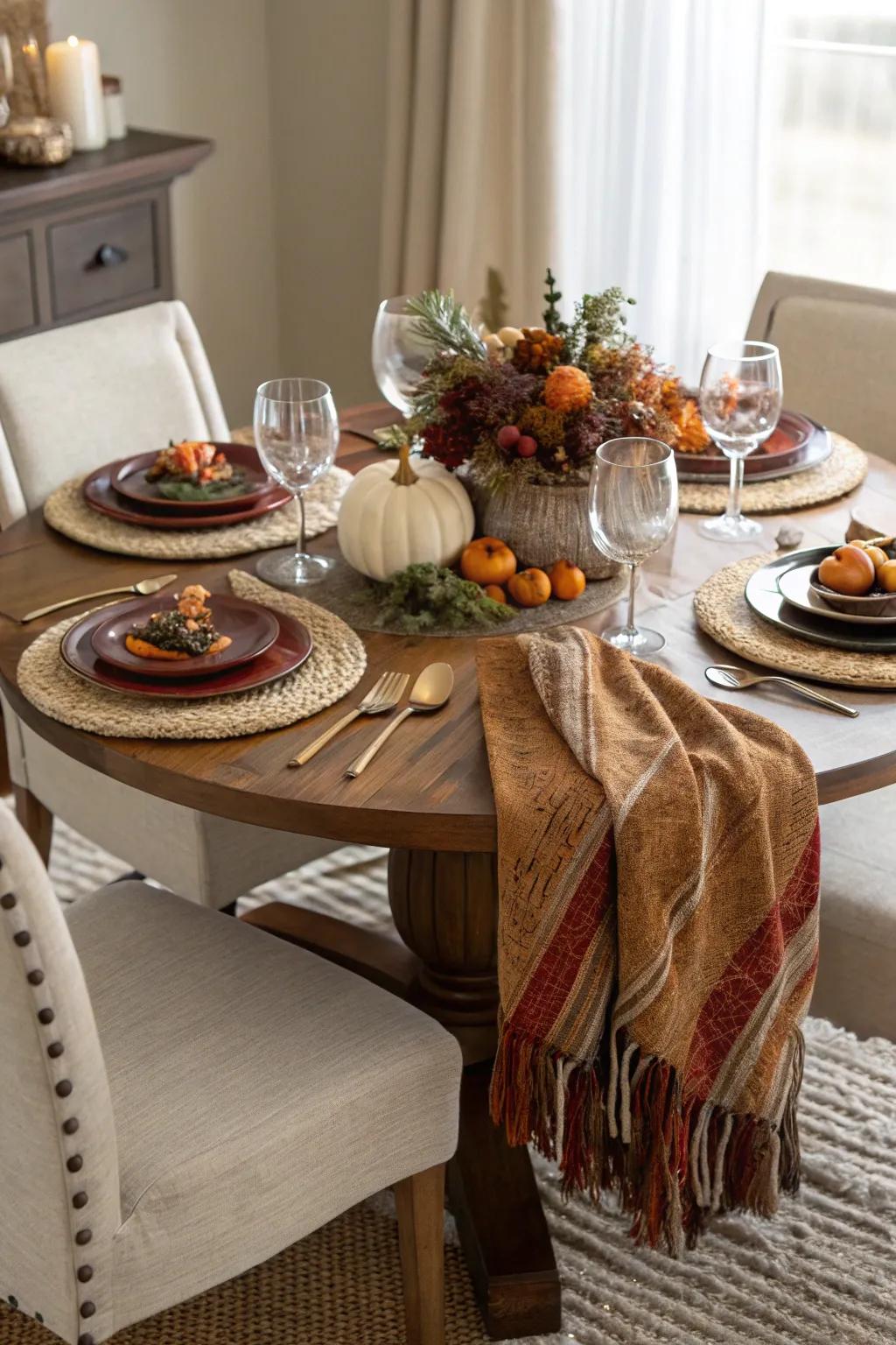 Snug cloths help your guests feel right at home.