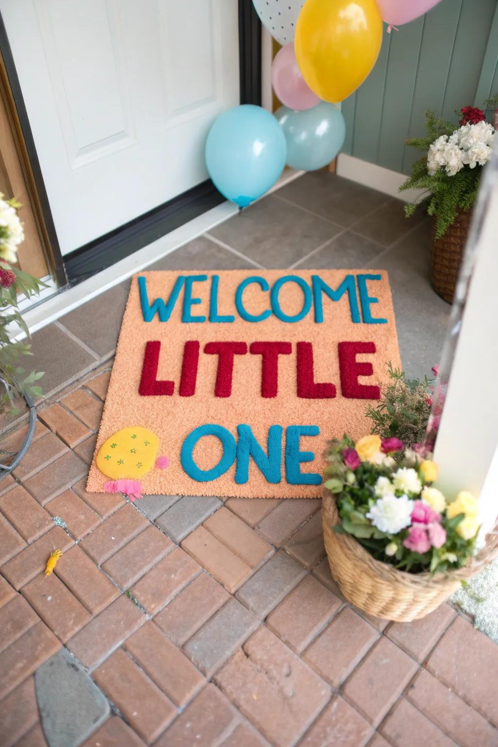 Celebrate special occasions with themed floor coverings.